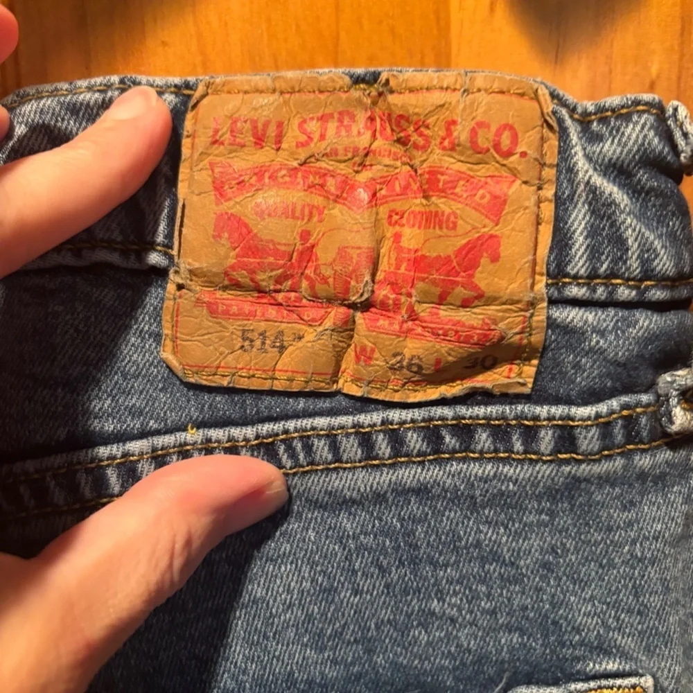 Levi Strauss Mens Straight Fit 514 Jeans Blue 36x30